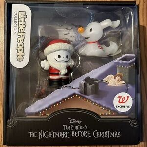 Nightmare Before Christmas Fisher Price Little People Walgreens Exclusive NIB!